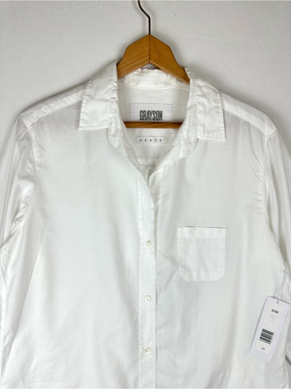 Grayson The Hero Button Down Shirt NWT Classic Sophia White - Picture 4 of 14